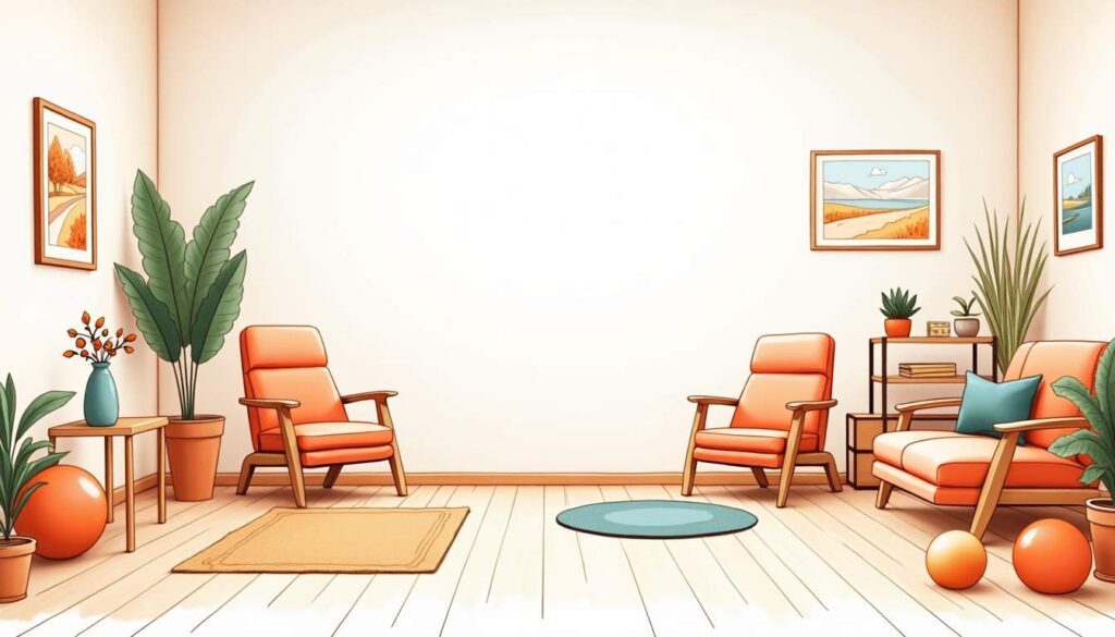 Draw an illustration of a calm